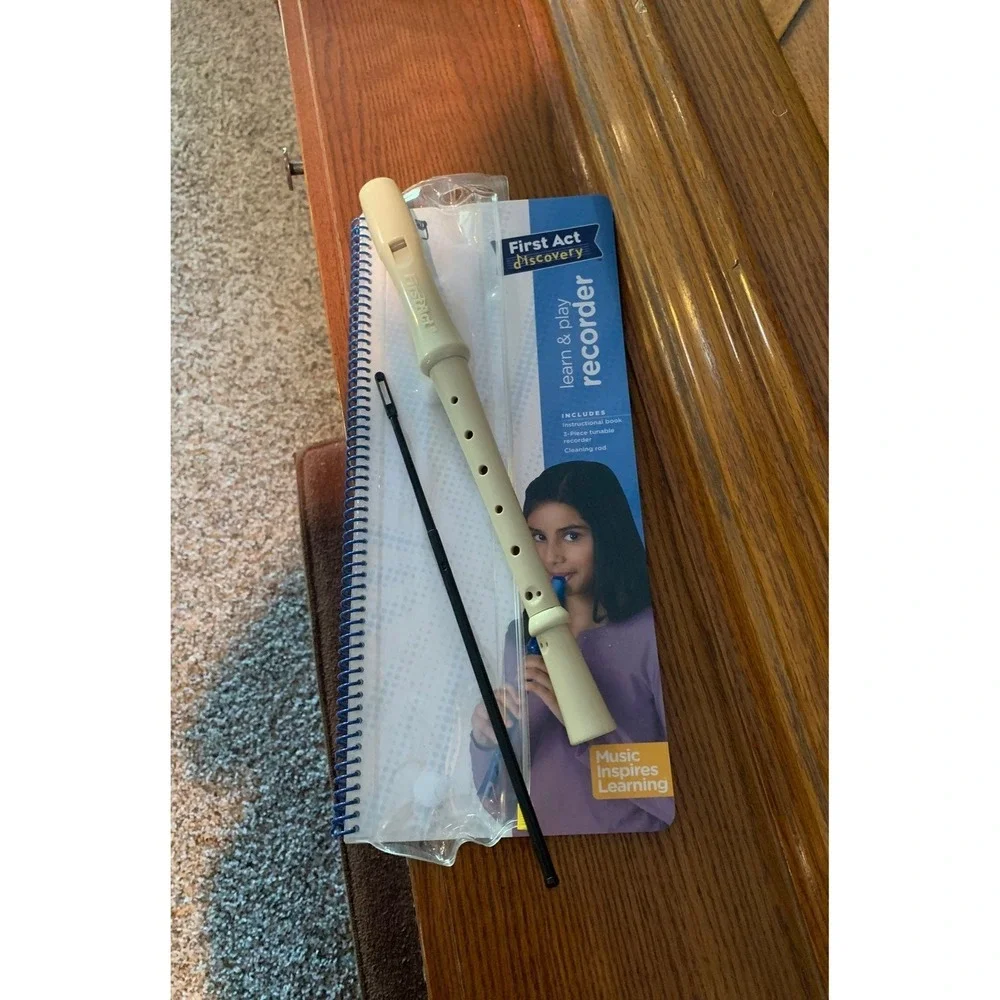 First Act Discovery Learn & Play Recorder Set‎ with Instructional Book and Rod